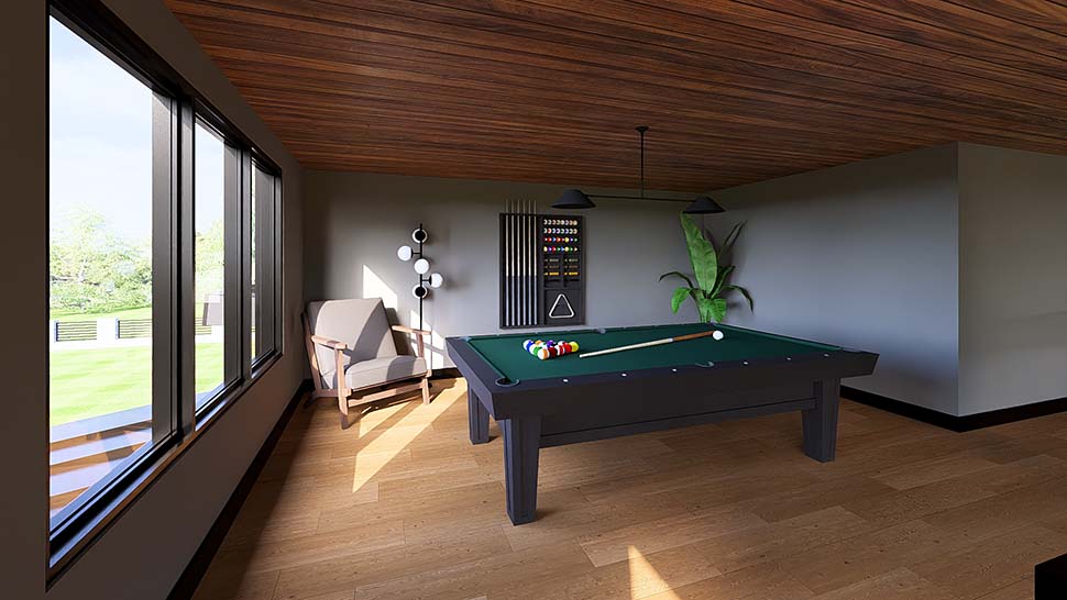 Coastal, Contemporary, Modern Plan with 3147 Sq. Ft., 3 Bedrooms, 3 Bathrooms, 2 Car Garage Picture 10