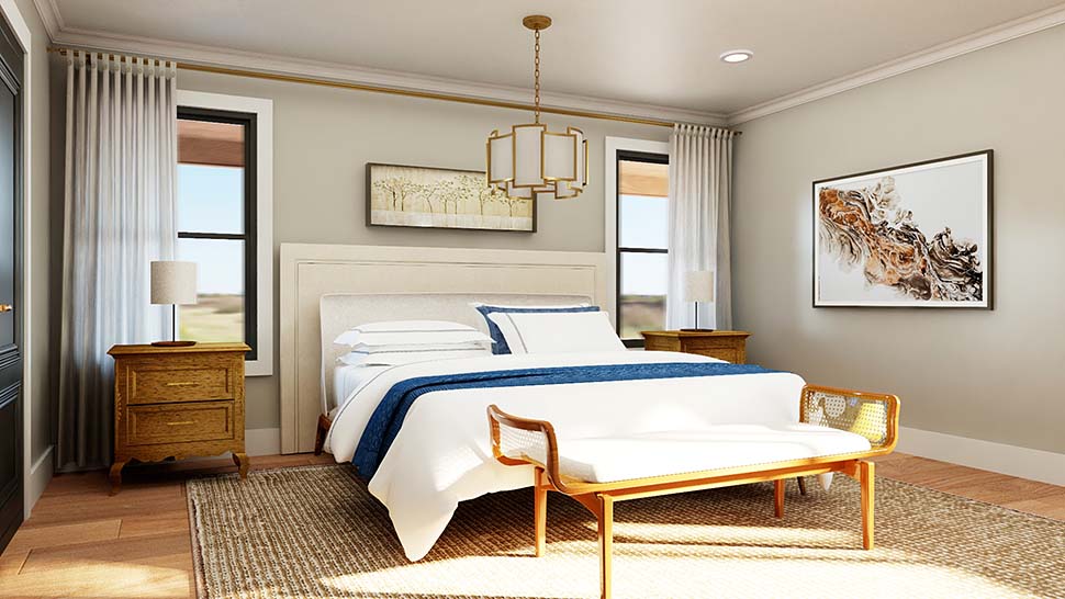 Barndominium, Country Plan with 3395 Sq. Ft., 4 Bedrooms, 4 Bathrooms, 2 Car Garage Picture 16