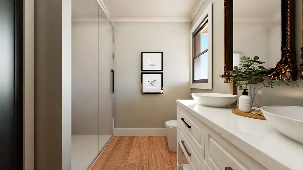 Barndominium, Country Plan with 3395 Sq. Ft., 4 Bedrooms, 4 Bathrooms, 2 Car Garage Picture 18