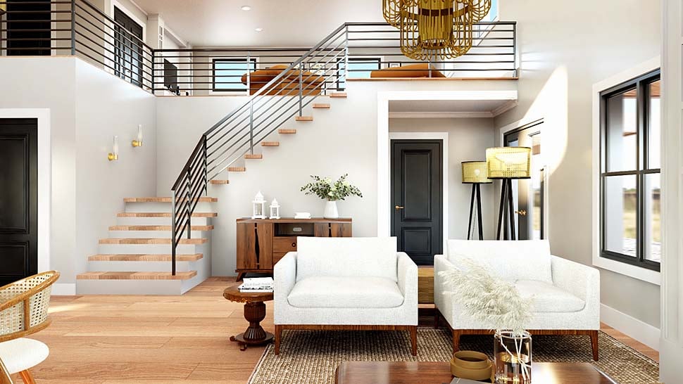 Barndominium, Country Plan with 3395 Sq. Ft., 4 Bedrooms, 4 Bathrooms, 2 Car Garage Picture 9