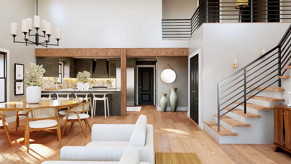 Barndominium, Country Plan with 3395 Sq. Ft., 4 Bedrooms, 4 Bathrooms, 2 Car Garage Picture 10