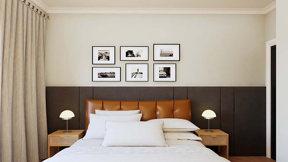 Coastal, Craftsman, New American, Ranch, Traditional Plan with 1785 Sq. Ft., 2 Bedrooms, 3 Bathrooms, 3 Car Garage Picture 18