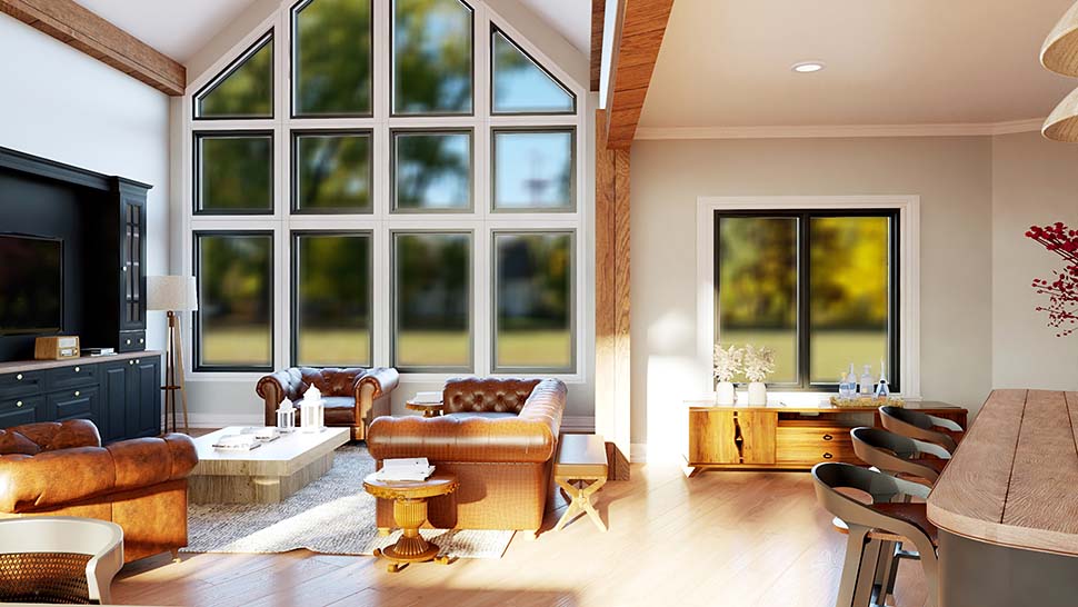 Coastal, Craftsman, New American, Ranch, Traditional Plan with 1785 Sq. Ft., 2 Bedrooms, 3 Bathrooms, 3 Car Garage Picture 10