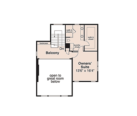 Contemporary, Modern House Plan 100800 with 5 Beds, 5 Baths, 2 Car Garage Second Level Plan