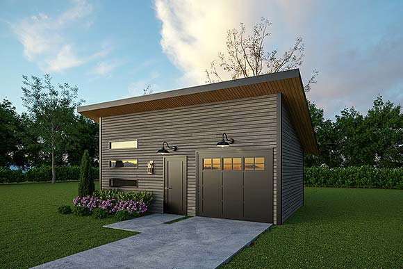 Contemporary, Modern Misc Plan 100809 Elevation