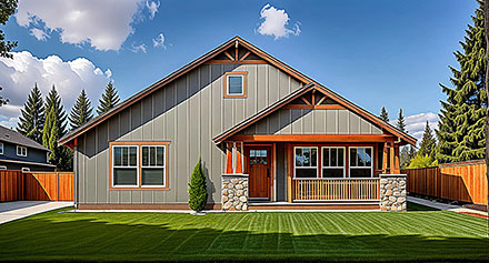 Plan Number 100831 - 912 Square Feet
