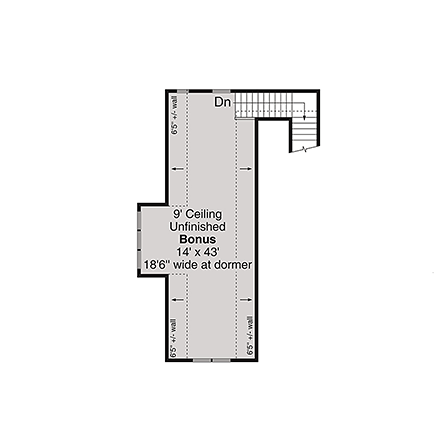 Country, Craftsman, Ranch House Plan 100851 with 4 Beds, 5 Baths, 3 Car Garage Second Level Plan