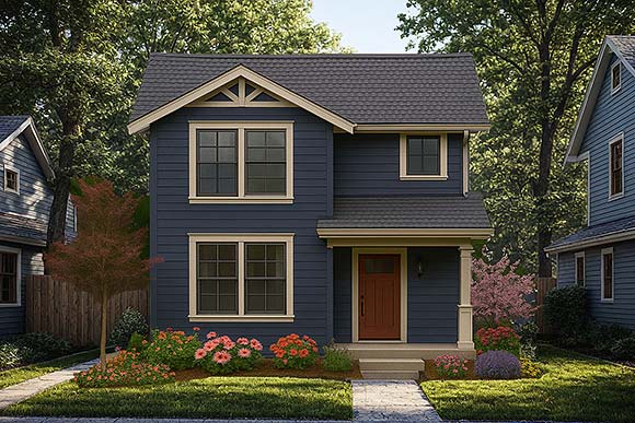 Country, Craftsman, Traditional House Plan 100864 with 3 Beds, 2 Baths Elevation