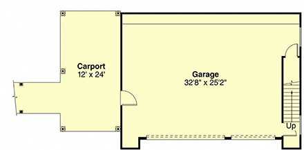 Country, Farmhouse, Traditional 3 Car Garage Plan 100876 First Level Plan