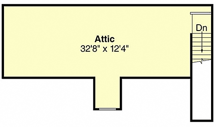 Country, Farmhouse, Traditional 3 Car Garage Plan 100876 Second Level Plan