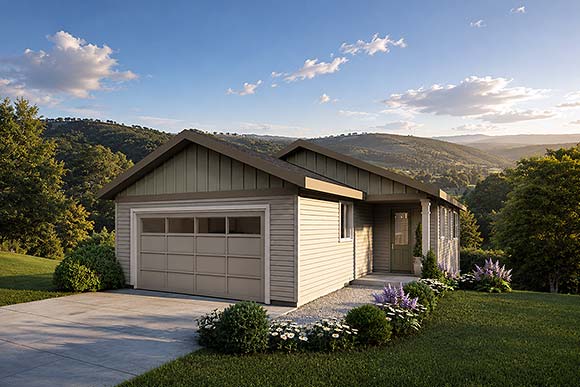 Cottage, Country, Traditional House Plan 100884 with 3 Beds, 3 Baths, 2 Car Garage Elevation