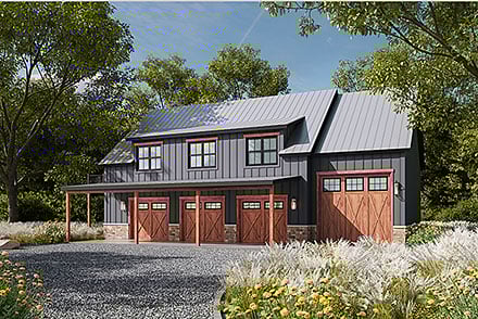 Garage-Living Plan 101205