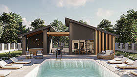 Plan Number 101406 - 487 Square Feet