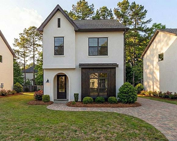 Contemporary, Cottage, Traditional House Plan 101491 with 2 Beds, 3 Baths Elevation