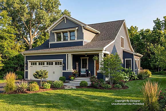 Bungalow, Cottage, Country, Craftsman House Plan 101926 with 4 Beds, 4 Baths, 2 Car Garage Elevation