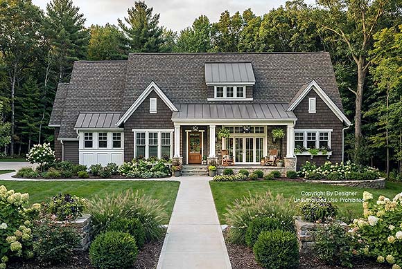 Country, Traditional House Plan 101940 with 3 Beds, 3 Baths, 2 Car Garage Elevation