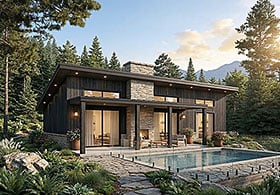 Plan Number 102130 - 1240 Square Feet