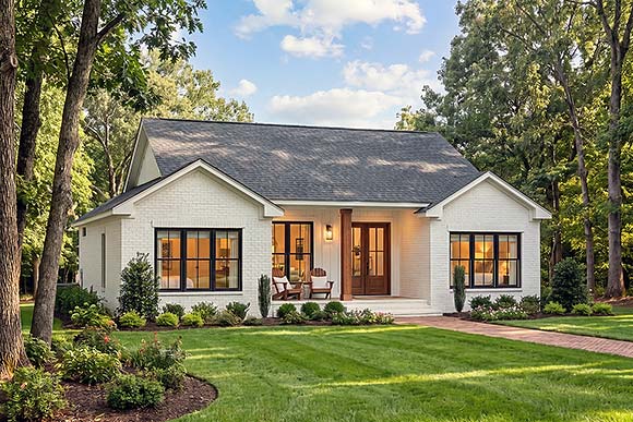 Contemporary, Farmhouse, New American, Ranch House Plan 102419 with 3 Beds, 2 Baths Elevation