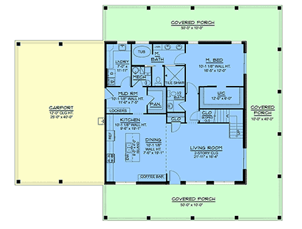Barndominium, Contemporary, Country, Craftsman, New American House Plan 102535 with 3 Beds, 3 Baths, 3 Car Garage First Level Plan