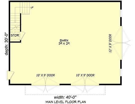 Country, Farmhouse 2 Car Garage Plan 102608 First Level Plan