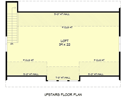 Country, Farmhouse 2 Car Garage Plan 102608 Second Level Plan