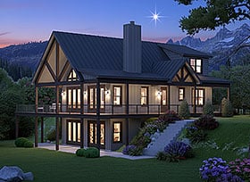 Plan Number 102613 - 4166 Square Feet