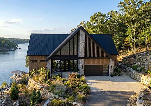 Contemporary, Modern House Plan 102829 with 3 Beds, 4 Baths, 2 Car Garage Elevation