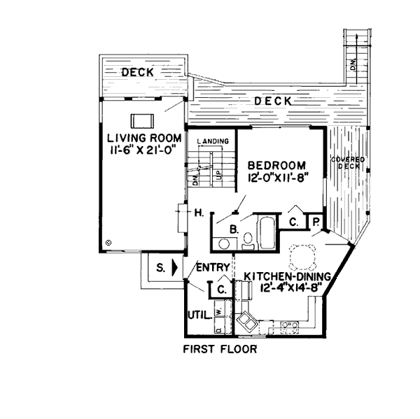 Contemporary House Plan 10396 with 3 Beds, 3 Baths Level One