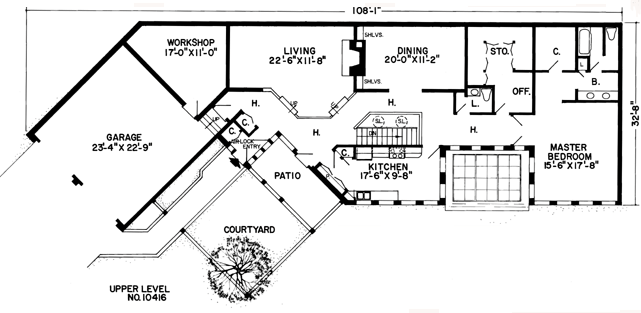 Earth Sheltered Home Plans House Floor Plans And Design   10416 1l 