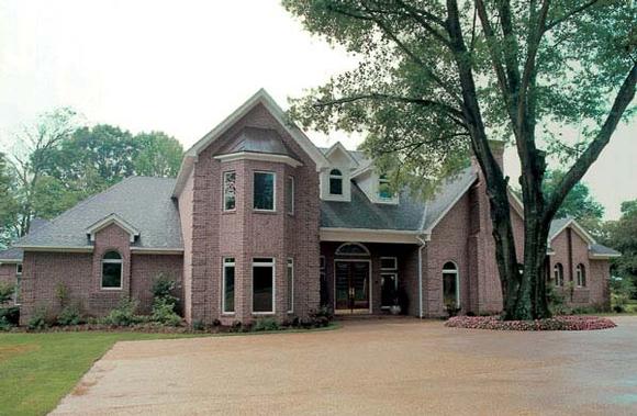 European, Traditional House Plan 10615 with 5 Beds, 5 Baths, 2 Car Garage Elevation