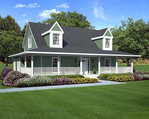 Country, Farmhouse, Southern, Traditional House Plan 10785 with 3 Beds, 3 Baths Elevation
