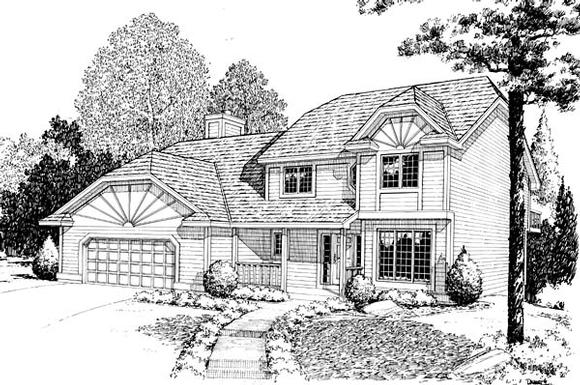 Country, Farmhouse, Traditional House Plan 10831 with 3 Beds, 3 Baths, 2 Car Garage Elevation