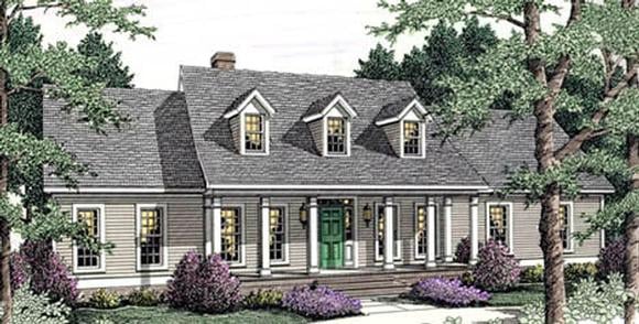 Country, Ranch House Plan 40010 with 3 Beds, 2 Baths, 2 Car Garage Elevation