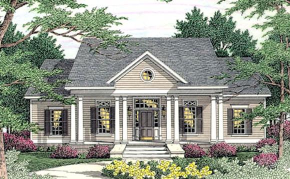 Cape Cod, Colonial, Country House Plan 40015 with 3 Beds, 3 Baths, 2 Car Garage Elevation