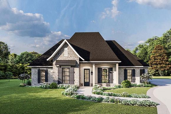 Country, Craftsman, European, Farmhouse, Southern, Traditional House Plan 40049 with 4 Beds, 3 Baths, 2 Car Garage Elevation