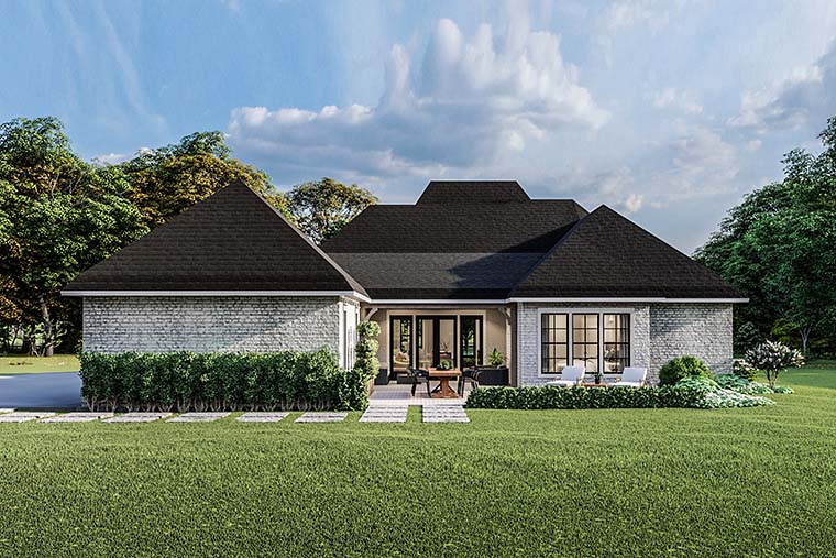Country, Craftsman, European, Farmhouse, Southern, Traditional Plan with 2298 Sq. Ft., 4 Bedrooms, 3 Bathrooms, 2 Car Garage Picture 6