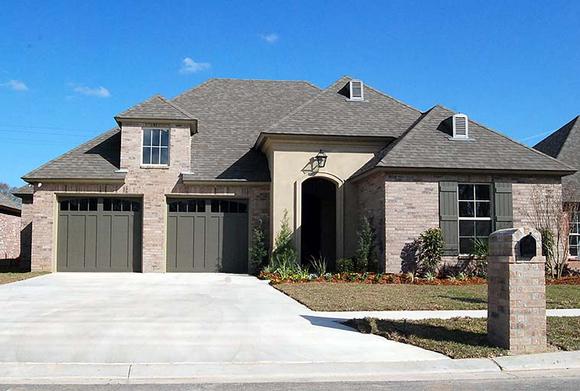 European, French Country House Plan 40307 with 3 Beds, 2 Baths, 2 Car Garage Elevation