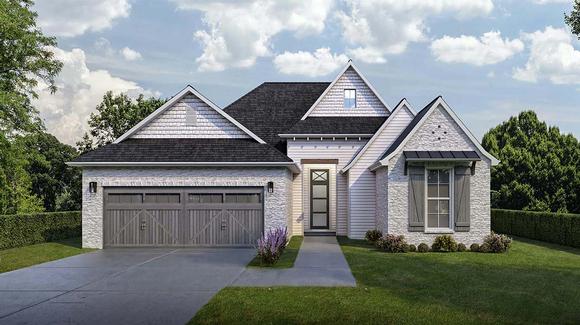 European, French Country House Plan 40320 with 3 Beds, 2 Baths, 2 Car Garage Elevation