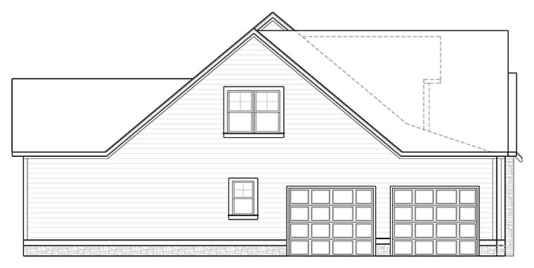 Country, Craftsman, Southern, Traditional Plan with 2830 Sq. Ft., 3 Bedrooms, 3 Bathrooms, 2 Car Garage Picture 2