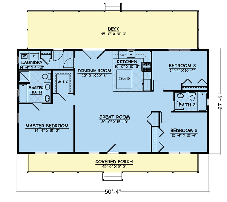 One Story Open Concept House Floor Plans No Part Of This Electronic Publication May Be