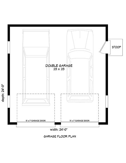 Cape Cod, Country, Ranch, Saltbox, Traditional 2 Car Garage Plan 40831 First Level Plan