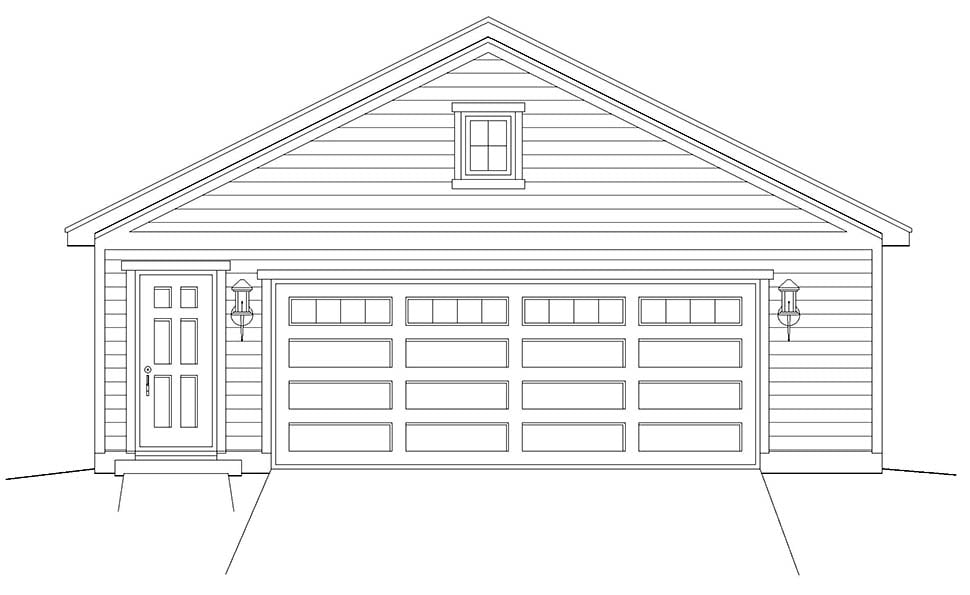 Cottage, Country, Ranch, Traditional Plan, 2 Car Garage Picture 4