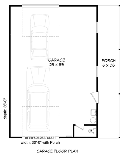 Country, Ranch 2 Car Garage Plan 40851 First Level Plan