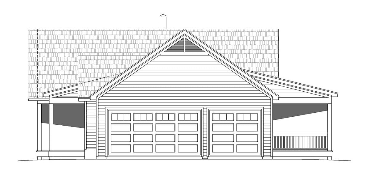 FULL HOUSE フルハウス House Plan 40864 - Ranch Style with 1500 Sq Ft, 2 Bed, 2