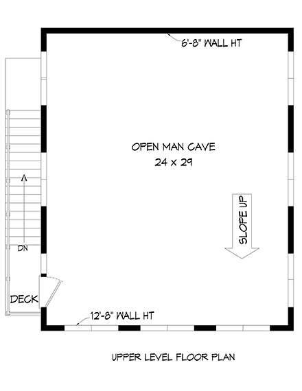 Coastal, Contemporary, Modern 2 Car Garage Apartment Plan 40865 Second Level Plan
