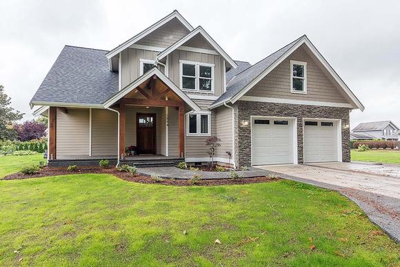 Country, Craftsman, Traditional House Plan 40917 with 4 Beds, 3 Baths, 2 Car Garage Elevation