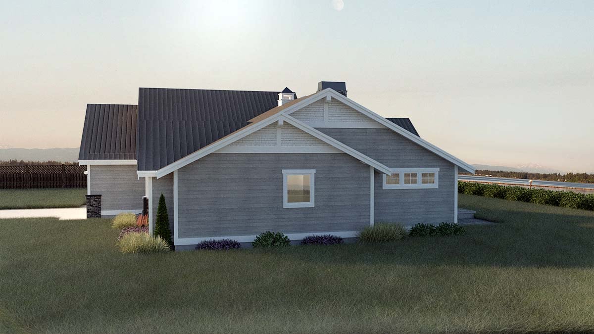 Country, Craftsman, Ranch, Traditional Plan with 2245 Sq. Ft., 3 Bedrooms, 2 Bathrooms, 2 Car Garage Picture 2