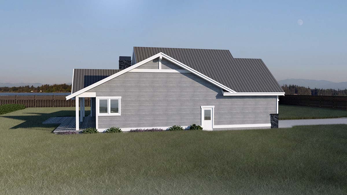 Country, Craftsman, Ranch, Traditional Plan with 2245 Sq. Ft., 3 Bedrooms, 2 Bathrooms, 2 Car Garage Picture 3