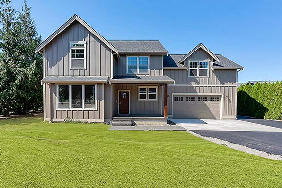 Contemporary, Farmhouse House Plan 40935 with 3 Beds, 3 Baths, 2 Car Garage Elevation