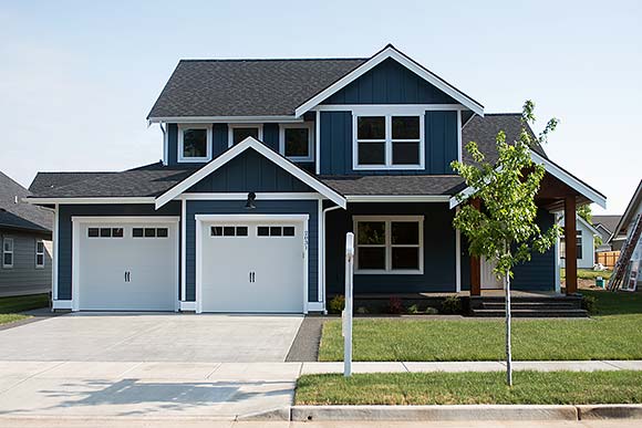 Craftsman, Traditional House Plan 40944 with 3 Beds, 3 Baths, 2 Car Garage Elevation